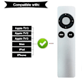 Pikkukuva 4 / 5: TV:n vaihtokaukosäädin Apple Tv:lle 1/2/3 Generation Mac Ipod Iphone Z