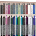 Miniatyrbillede 2 af 4: 14 farver Langtidsholdbar Eye Liner Blyant Vandtæt Pigment Blå Brun Sort Eyeiner Pen Øjenmakeup Kosmetisk 05 Dark Purple