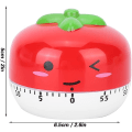 Miniatyrbillede 5 af 5: Vind up Timer Køkken Timer Madlavning Æg Timer 60 Minutter Mekanisk Nedtælling Timer til Børn Sød Ovn Køkken Timer til Madlavning (rød)