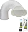 Kannettavan ilmastointilaitteen letkun jatkosarja useimmille ilmastointilaitteille 1,5 m White
