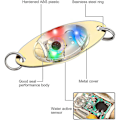 Miniatyrbillede 5 af 5: 10 stk Led Fiskelokker Fiskeskeer Undervands Flasher Bas Hellefly Flasher Trolling Deep Drop Golden