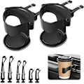 Miniatyrbillede 1 af 4: 2 stk Bilkopholder Luftventil Vandflaskeholder Universal drikkekaffeholder