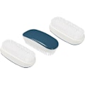 Miniatyrbild 1 av 4: Rengöringsborste PBT-borst, 3-pack hushållsskrubbning för skor Sneakers Kläder, blå