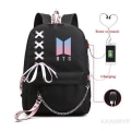 Miniatyrbillede 1 af 4: Kpop Groups Rygsæk Usb Charge Vandtæt Business Skoletaske Teenagere Laptop Travel Daypack Mochila Skoletaske picture color9