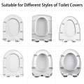 Miniatyrbillede 3 af 3: 4 Stk Toiletsæde Bumpers Kit Universal Toilet Seat Buffer Stoppers