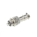 Miniatyrbillede 3 af 4: Luftfartsstik han- og hun-ledningspanel metalstik 12 mm 2/3/4/5/6 ben Gx12 høj kvalitet 4PIN