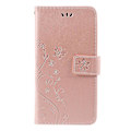 Miniatyrbillede 1 af 5: Imprint Pattern Pung Stand Telefon Cover Til Samsung Galaxy J3 (2017) EU Version/J3 Pro (2017)