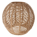 Miniatyrbillede 1 af 5: Hjemmebelysning Rattan Lampe Cover Håndlavet Vævet Lysekrone Retro Lampeskærm Homestay Lampeskærm Decora
