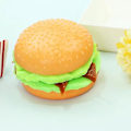Miniatyrbild 2 av 2: Simulering Burger Stress relief Stressboll 3D Squishy Hamburger TPR Dekompression Klämboll Sensoriska presenter Fest Vuxna