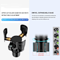 Miniatyrbillede 3 af 4: 2 i 1 multifunktionel bilkopholder Universalindsats Bil drikkekopholder Expander Adapter Flaske Organizer Køretøjstilbehør| |