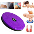 Miniatyrbillede 4 af 5: Body Sculpting Twisting Board Fitness Slankemaskine Roterende Board Kvinde Twisting Exercise Purple