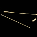 Miniatyrbillede 3 af 5: 11x10 stk. 7,1 cm lange nåleprop til revers, hat, tørklæde, broche, boutonniere