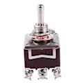 Miniatyrbillede 2 af 4: 3pdt On/off/On 3 Position 9 Screw Terminals Vippekontakt AC 250v 15a