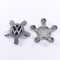 Passar Volkswagen 5-ekrad navkapsel däcklogotyp 135mm (4 st)
