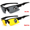 Miniatyrbillede 2 af 5: Bil Night Vision Kørebriller Solbriller Sikkerhed Nat Kørebriller Unisex Hd solbriller UV beskyttelsesbriller - Driver Goggles Black 01