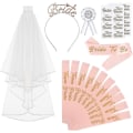 Pikkukuva 1 / 5: 30 kpl polttareiden set Rose Gold set juhliin