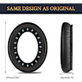 Miniatyrbild 3 av 5: Öronkuddar Byte av kuddar för Bose Quietcomfort 45-qc45 Over-ear hörlurar, öronkuddar med mjukare proteinläder, brusisolering Memory Foam-