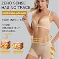 Pikkukuva 4 / 5: Naisten Invisible Butt Enhancer Lifter Hip and Butt Pehmustetut Muotoiluvaatteet Lantiopehmusteet Pehmustetut alusvaatteet Apricot M