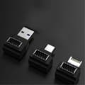 Miniatyrbillede 2 af 5: Kabeladapterstik Type C Han til Type E Hun Kabeladapter N