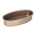 Miniatyrbillede 1 af 5: Oval Bageform Jævnt Opvarmet Kulstofstål Premium Praktisk Bageplade Madlavningsgadget Golden