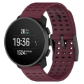 Miniatyrbillede 4 af 5: Sportsrem til Suunto Vertical/9 Peak Pro/9 Peak/5 Peak, 22 mm silikone urremme Wine Red