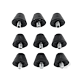 Pikkukuva 3 / 5: 12 kpl jalkapallokengän vaihtopiikit 13 mm jalkapallokenkien nastat piikit 5 mm kierteitetylle jalkapallolle S Black