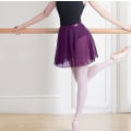 Miniatyrbilde 5 av 5: Ballett Chiffon Balletttrening Dansekjole Voksen Dansetreningskjole (grå,s) L