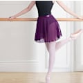Miniatyrbillede 5 af 5: Ballet Chiffon Ballettræning Dansekjole Voksen Dansetræningskjole (grå,s) L