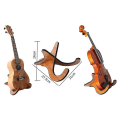 Miniatyrbild 5 av 5: Gitarrstativ Musikinstrumentstativ i trä Akustiskt gitarrstativ Musikinstrument avtagbart instrument