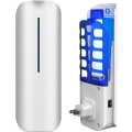 Miniatyrbild 1 av 5: Bug Zapper Silent Mosquito Killer Fruktflugfällor för inomhus, plug-in flugfälla inomhus för flugor, fruktflugor, Eu Plug (vit)