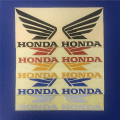 Pikkukuva 5 / 5: Heijastava moottoripyörätarra Honda Decal Moto Wing -skootteritarrat Tankin tunnus Moottoripyörän osat Auton muotoilu| | Silver