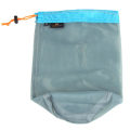 Miniatyrbilde 2 av 2: Ultralett polyester netting-oppbevaringspose Stuffsekk for Tavel-camping - størrelse S (himmelblå)