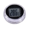 Miniatyrbild 3 av 5: Motorcykeltermometer Vattentermometermätare Svart digital urtavla