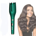 Miniatyrbillede 1 af 5: Hårkrøller Elektrisk Keramisk Opvarmning Lcd-skærm Roterende Bølge Curling Tang Curling Rod Styling Magic Curling Stick