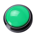 Pikkukuva 1 / 5: 100 mm:n iso pyöreä painike LED valaistu mikrokytkimellä tee-se-itse-arcadelle Green