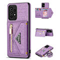 Miniatyrbillede 1 af 5: N.BEKUS Telefonetui til Samsung Galaxy A52 4G/5G/A52s 5G, Kortholder Stativ Cover med Rem