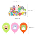 Miniatyrbillede 3 af 3: Squish Mallows Fødselsdagsdekorationer, Squish Mallows festartikler inkluderer fødselsdagsbanner, kagetopper, Squish Mallows balloner, festdekorationer S Set 3