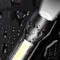 Miniatyrbillede 3 af 5: 3 Modes Bærbar Cob Arbejdslys Lamper Mini Led Lommelygte Nøgleringe Usb Genopladelig Emergency Camping Light Auto tilbehør| | 2Pcs