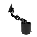 Miniatyrbillede 3 af 5: 2x Bil Auto Sort 9,5 cm drikkedunk Kop Flaske Justerbar Holder Beslag