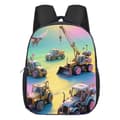 Excavator School Bag for Kids, Preschool Backpack, Cartoon Cute Versatile Large Capacity Student Backpack E012
