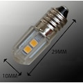 Pikkukuva 2 / 3: 2 kpl 6v E10 LED-polttimoa 2835-ruuvikannalla 4 Smd-sirua Keltainen päivitys ajovaloon taskulamppu taskulamppu