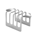 Miniatyrbillede 1 af 5: Toastholder Food Grade Rustfast rustfrit stål Toaststativ Flere skivehuller Brødstativ Gadget Køkkentilbehør c