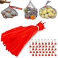 Miniatyrbilde 1 av 5: Pakke med 200 nettposer for frukt og grønnsaker, gjenbrukbare nettposer, handleposer i nett, eggnett, fruktnett, eggnettposer, fruktnett, C-y -t
