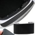 Miniatyrbilde 2 av 5: 3d karbonfiber bil bagasjerom beskyttelsesstrimmel tyggegummi støtfanger anti kollisjon Anti ripe bakluke trim dørterskel beskyttelseslist 90cm| | Blue Carbon fiber