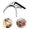 Miniatyrbild 5 av 5: -6 Akustisk Gitarr Kapo Snabbt Byte Aluminiumlegering med Integrerad Stallpinne Dragare för Klassisk