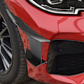 Miniatyrbillede 3 af 5: Universal Carbon Fiber Look Car Front Bumper Lip Splitter Finner Body Canards Diffuser Spoiler For -
