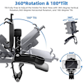 Miniatyrbilde 4 av 5: Universal Dashboard Biltelefonholder Easy Clip Mount Stand Gps Display Bracket Mobilholder Bilinteriørtilbehør Justerbar| |