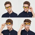Pikkukuva 4 / 5: 4-pakka - Pimeänäkölasit autolla ajoon - Yönäkölasit MultiColor MultiColor MultiColor 4-Pack