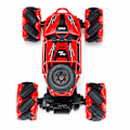 Miniatyrbilde 5 av 5: RC-bil 2,4 GHz bevegelsessensor Fjernkontroll Stuntbil, terreng terrenglekekjøretøy, dobbeltsidig roterende 360° flip Red One Size
