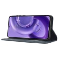 Miniatyrbillede 3 af 5: Til Motorola Edge 30 Neo 5g Magnetisk automatisk lukning Retro Pu Læder Pung Etui Aftryk Mønster Telefon Stand Beskyttelsescover Blue